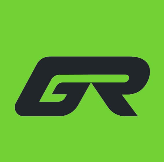 Logo galmat renovables con fondo verde