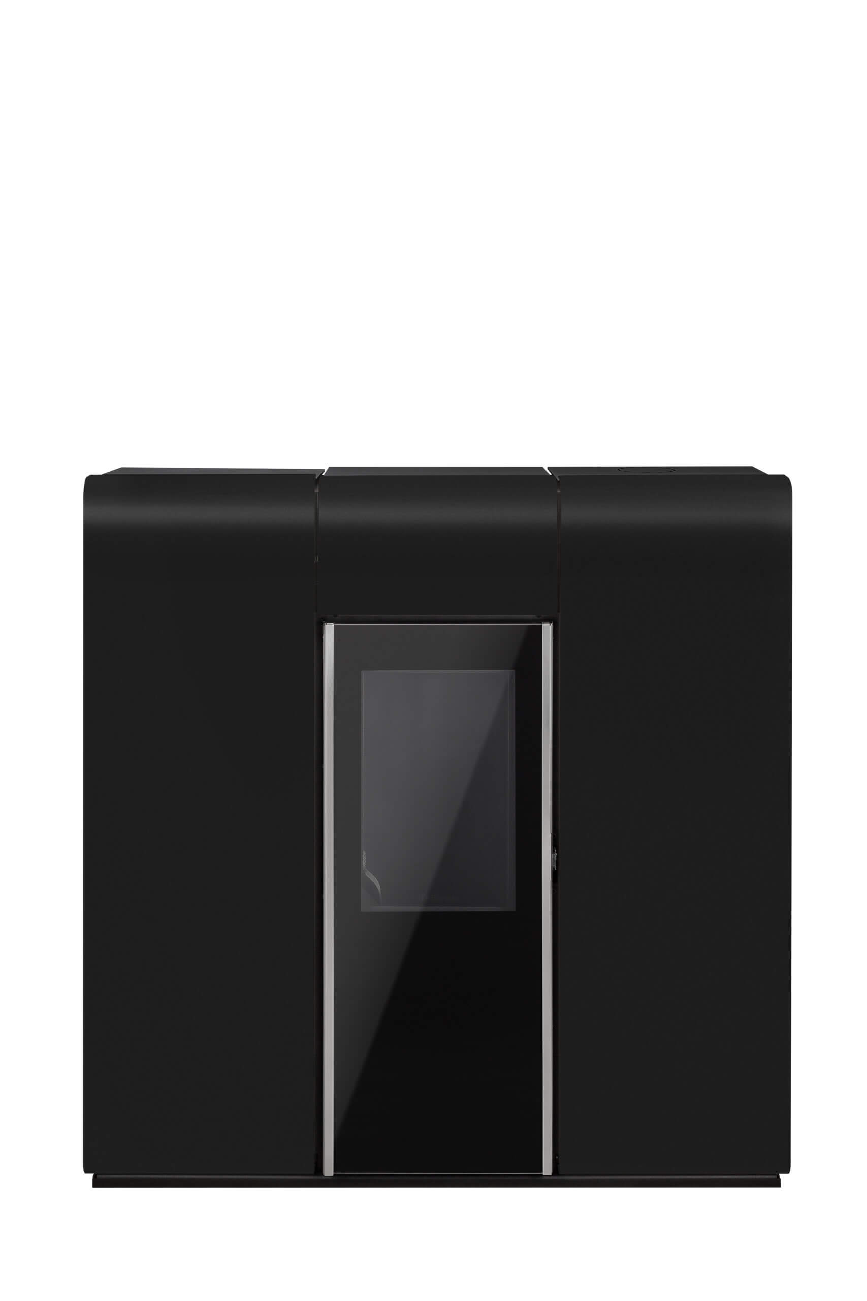 slim aqua negra calefacion pellets