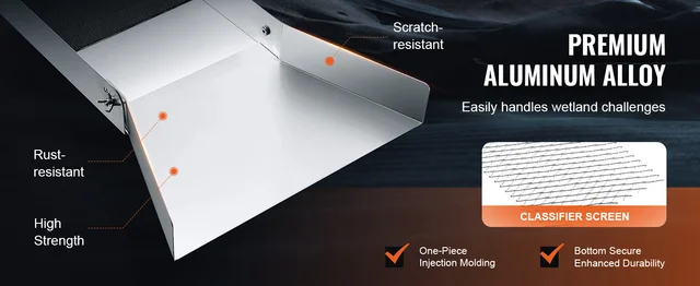 exclusa para busqueda de oro materiales