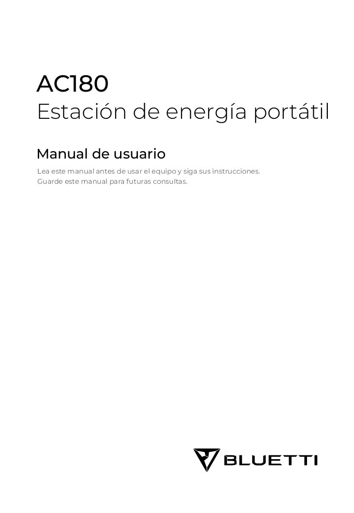 AC180 Estación de energía portátil