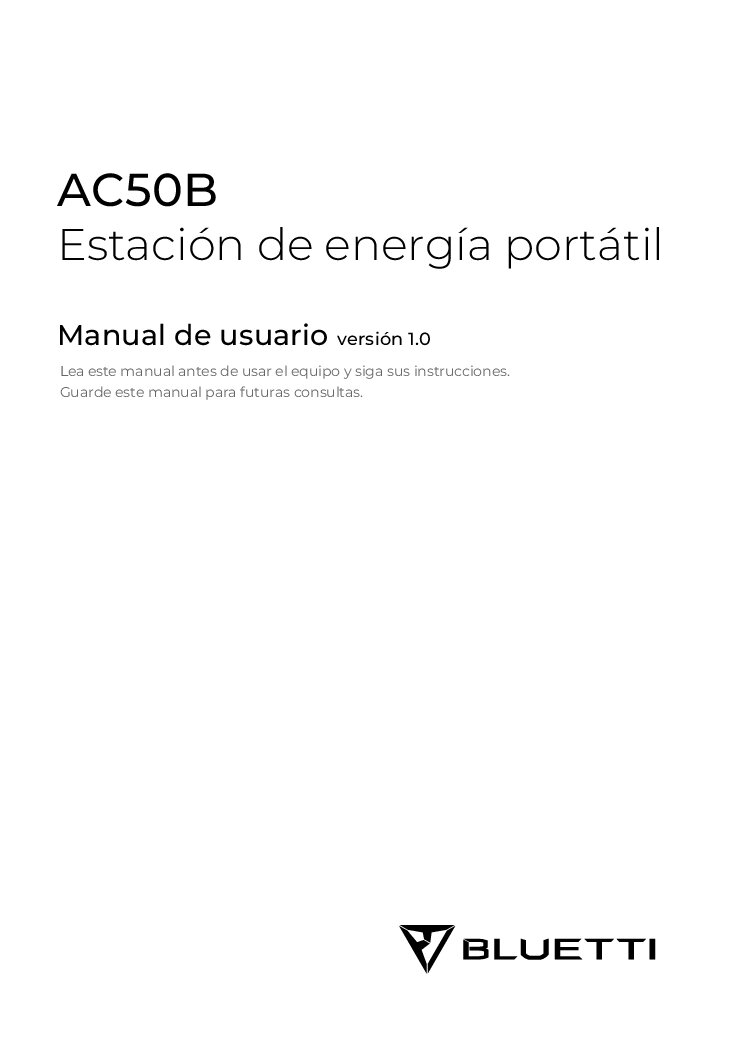 AC50B Estación de energía portátil