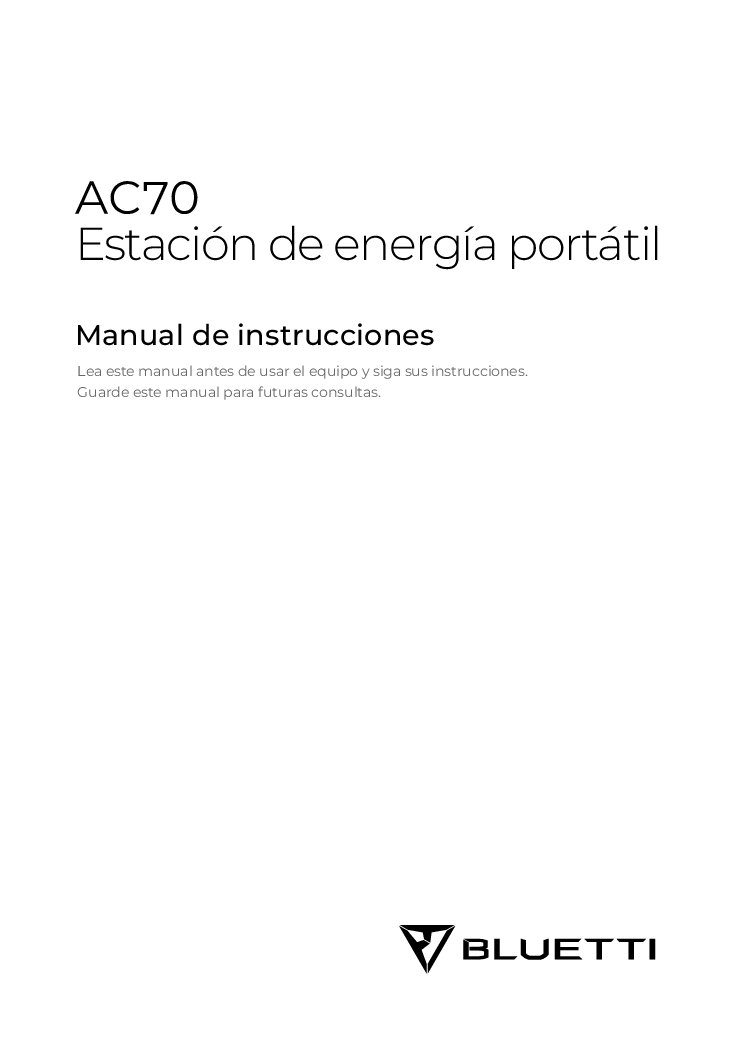 AC70 Estación de energía portátil